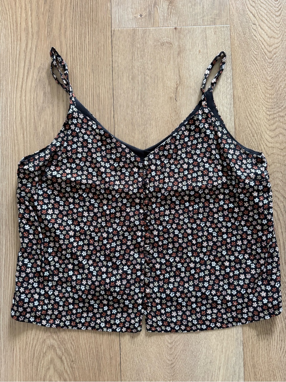 Madewell Floral Button Up Tank Top 8